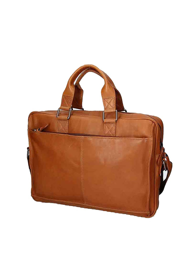 Men's Handbag - False Model - Genuine Calf Leather