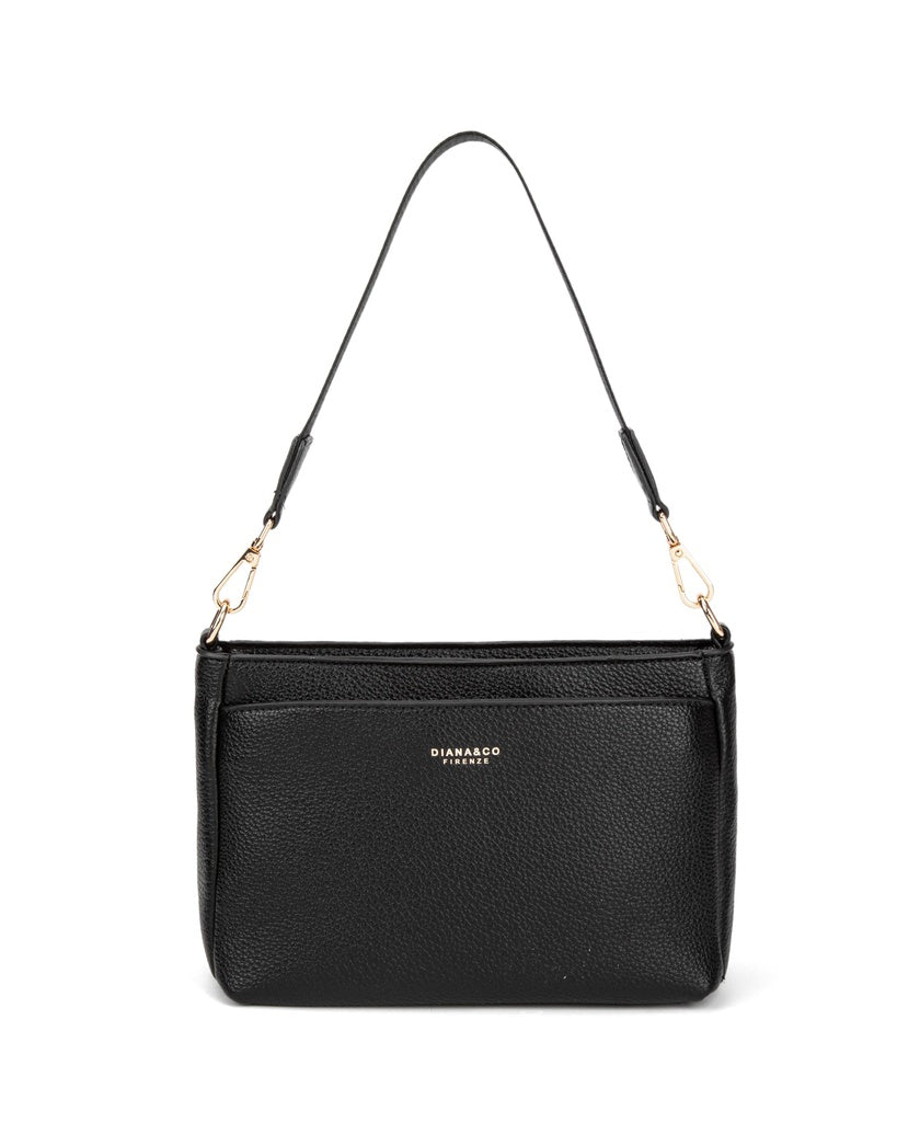 Women's Shoulder Bag - Silvana Lux Model - 100% Vegan PU Leather