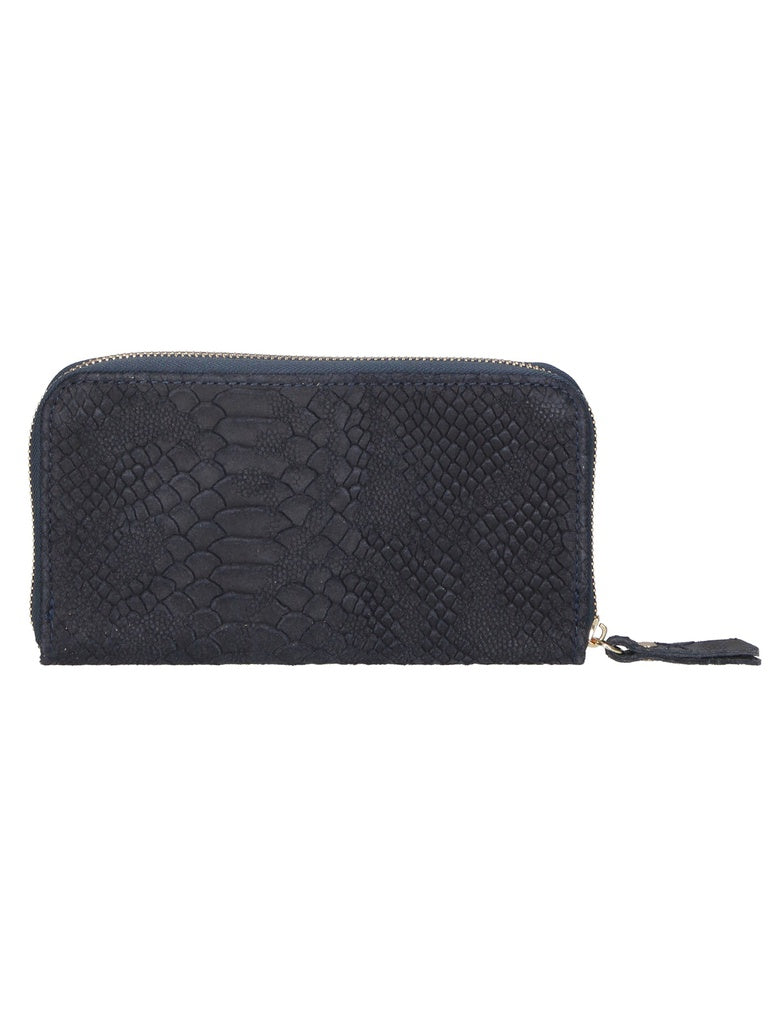 Women's Genuine Leather Wallet - Carmela Model - Zip Closure