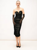 Women's Chic Ivy Dress - Made in Italy - 88% Polyamide