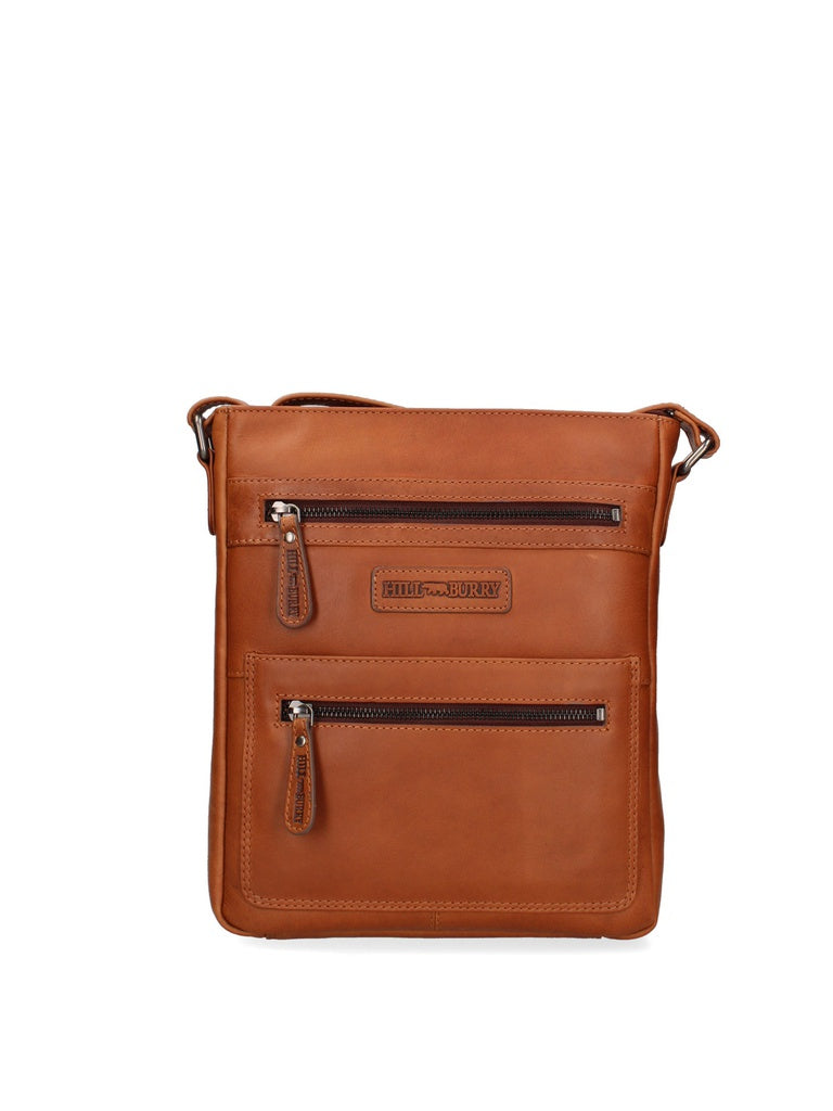 Men's Genuine Leather Shoulder Bag - False Model - Casual
