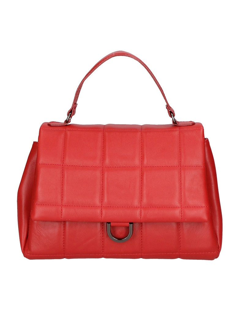 Women's Handbag - Violet Model - Genuine Leather