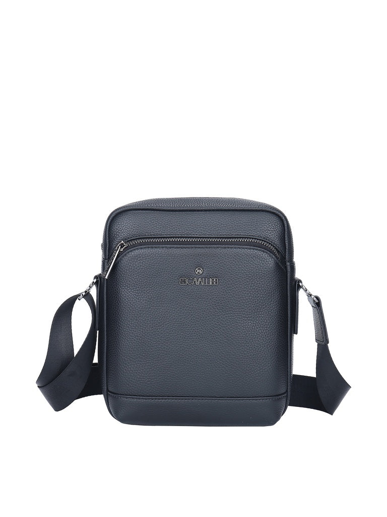Men's Genuine Leather Sling Bag - False Model - Casual