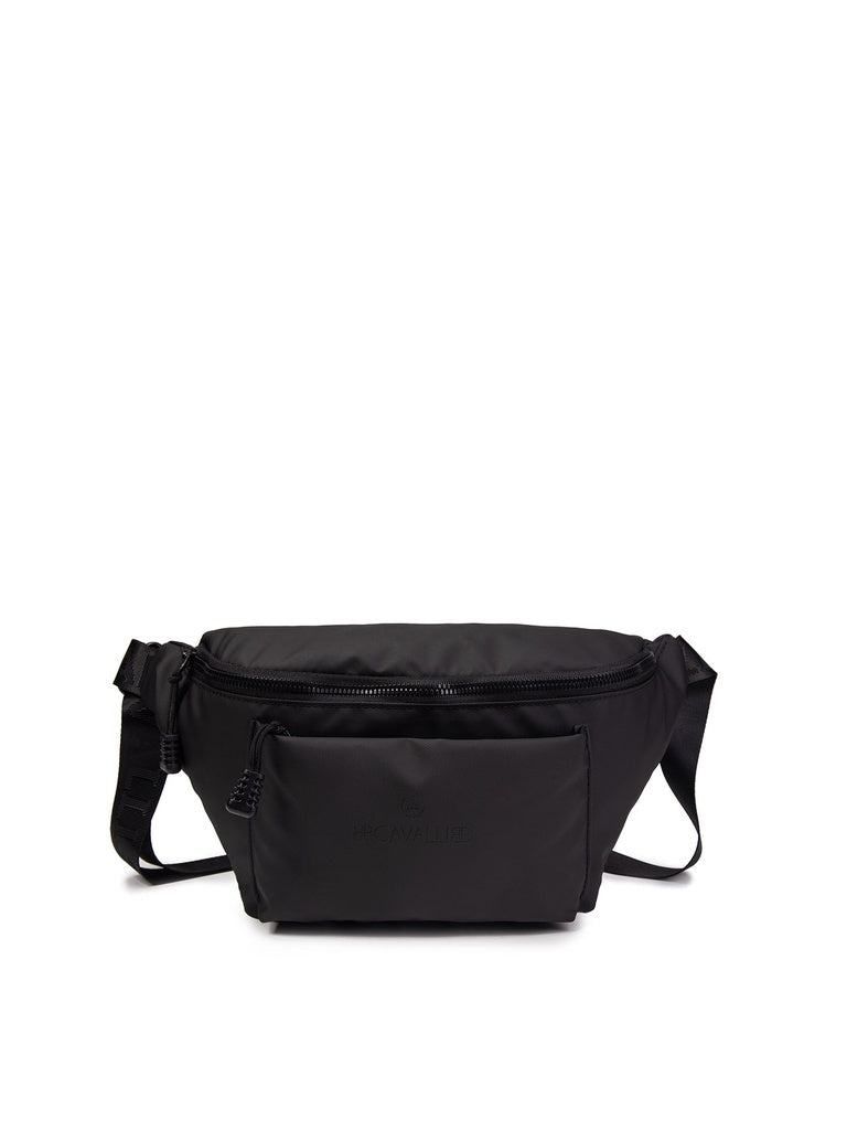 Men's Vegan Leather Sling Bag - False Model - With Zip