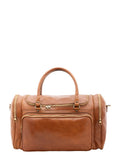 Unisex Genuine Leather Travel Bag - False Model - 100% Cotton