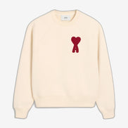 AMI PARIS Felpa Uomo Beige Felpa