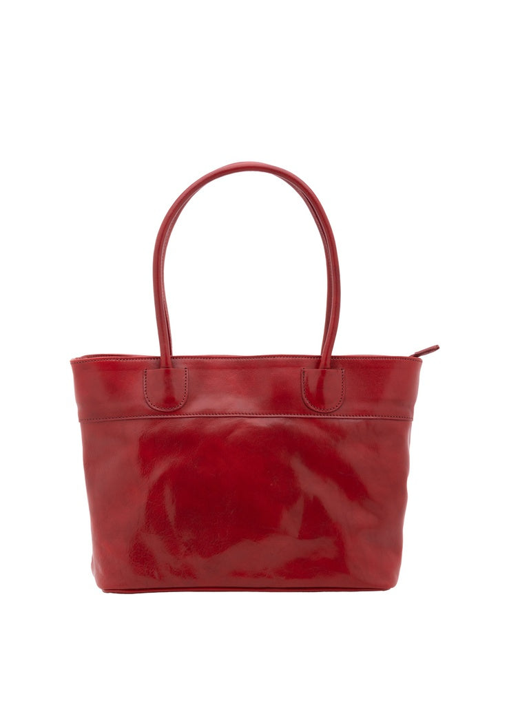 Men's Genuine Leather Shoulder Bag - False Model - 100% Leather