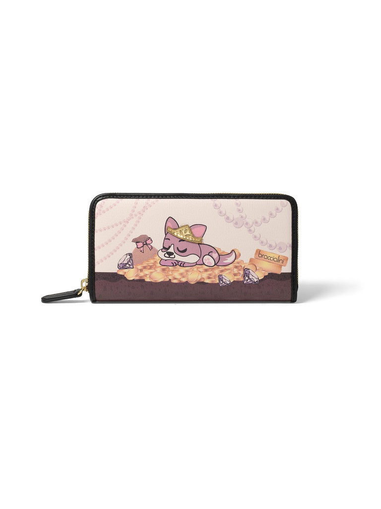 Women's Zip Wallet - Isolde Ultra Model - Polyurethane + Polyester Blend