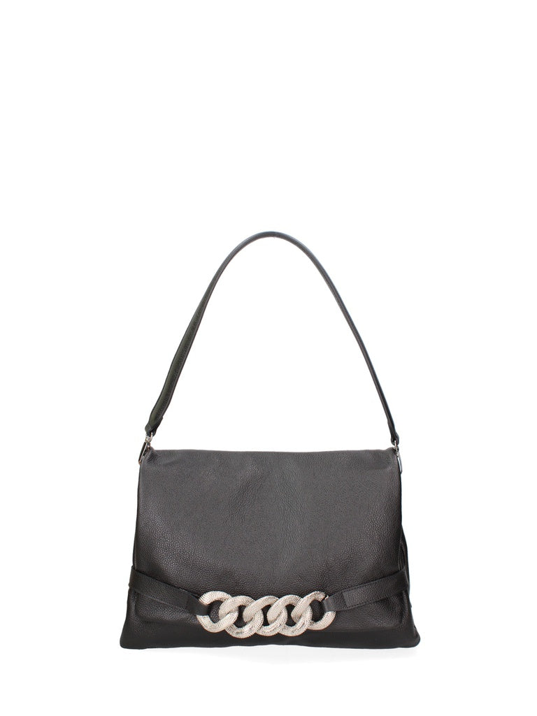 Women's Shoulder Bag - Made in Italy - Valeriana Elite - 100% Leather