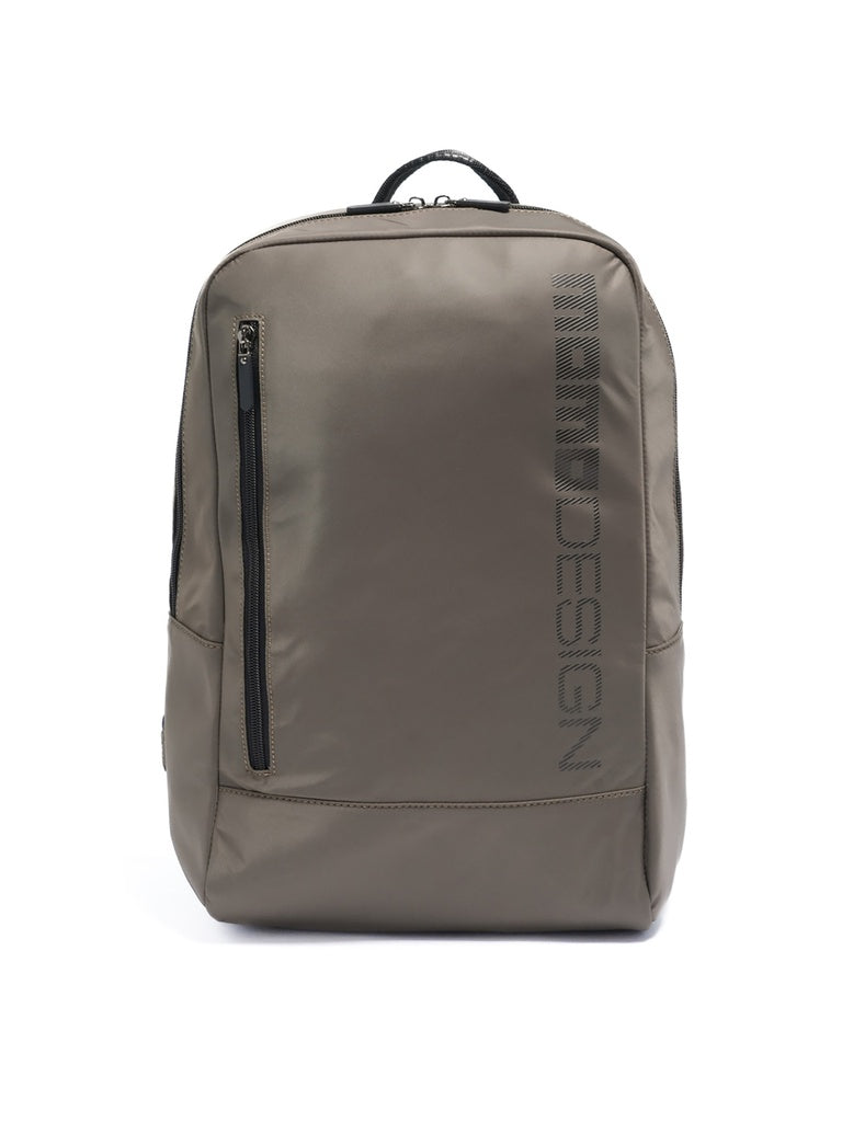 Zenith Chic Men's Casual Backpack - Polyurethane - Zipper Closure
