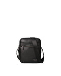 Men's Genuine Leather Shoulder Bag - Rexton Model - Polyester
