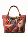 Women's Handbag - Lumena Chic Model - 100% PU Leather