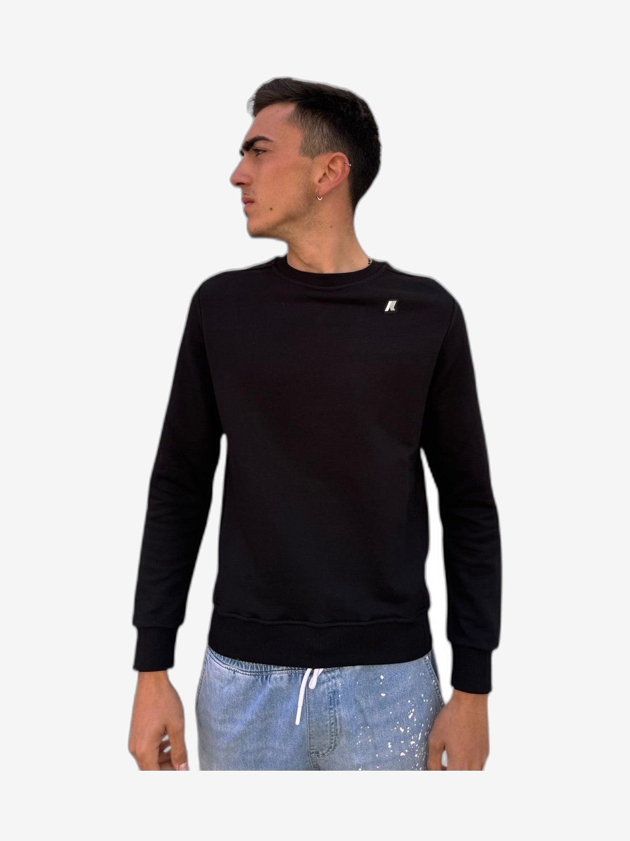 K-WAY Felpa Uomo Grigio Felpa