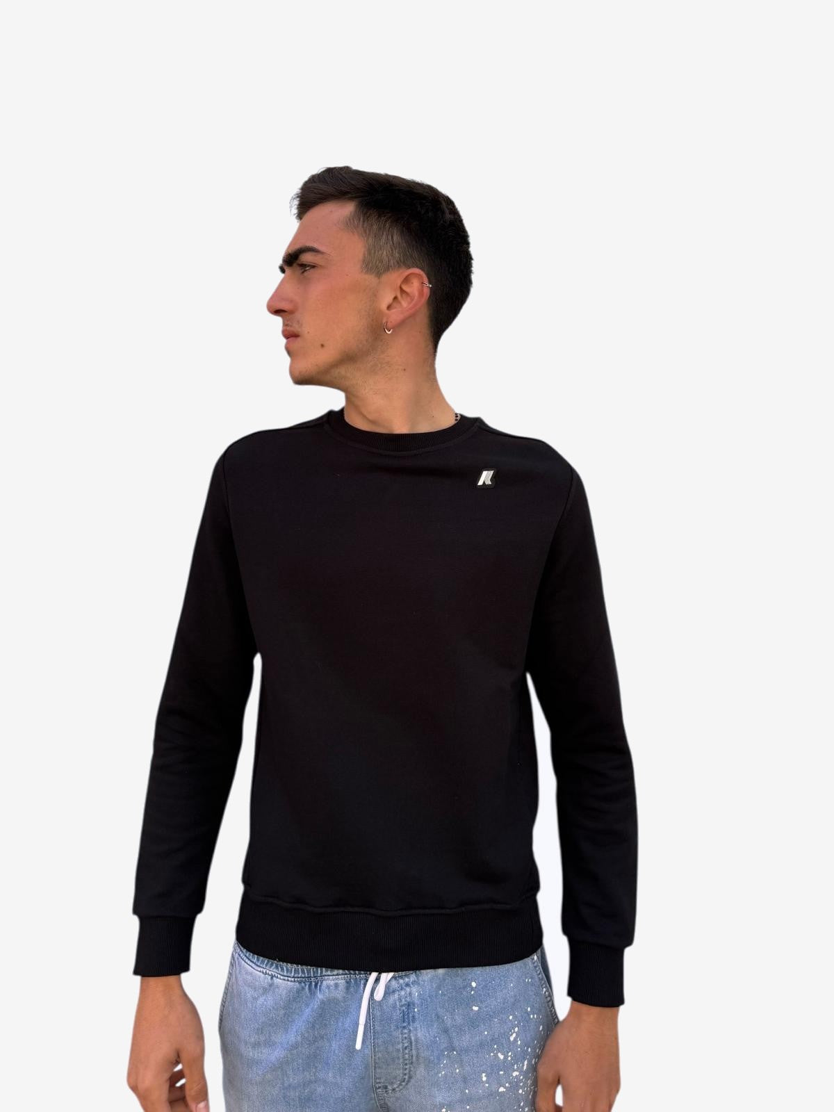 K-WAY Felpa Uomo Grigio Felpa