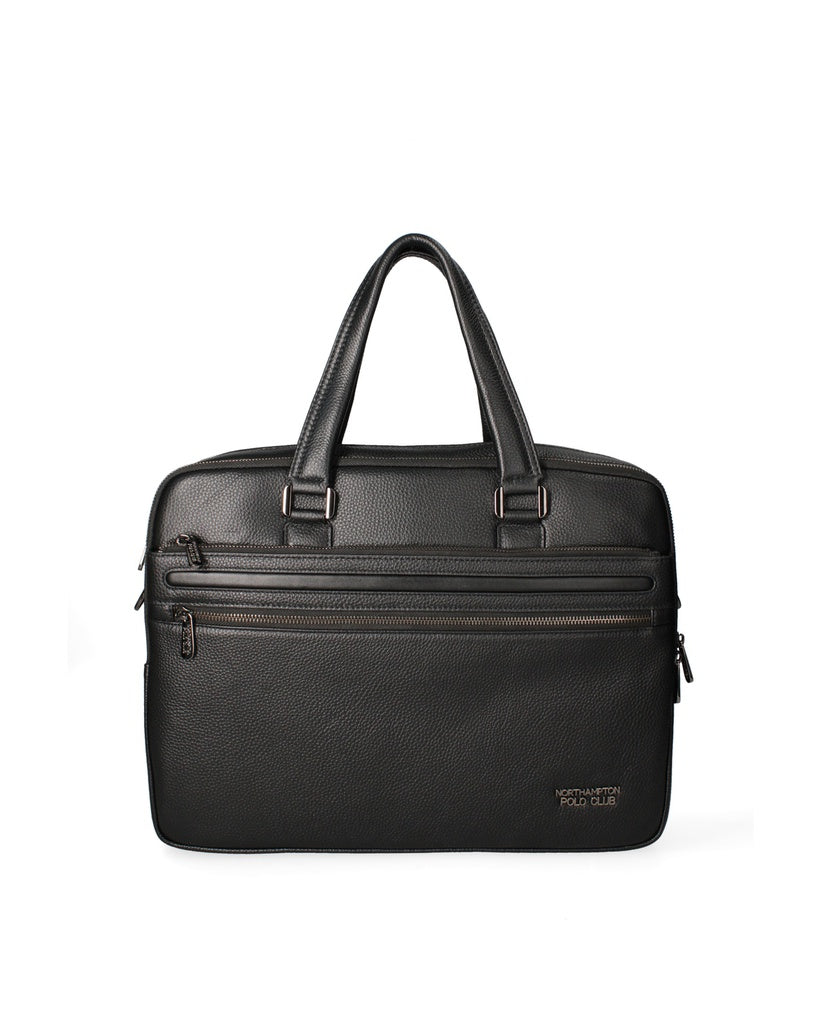 Unisex Work Bag - Veridia Chic Model - Genuine Leather & Polyester