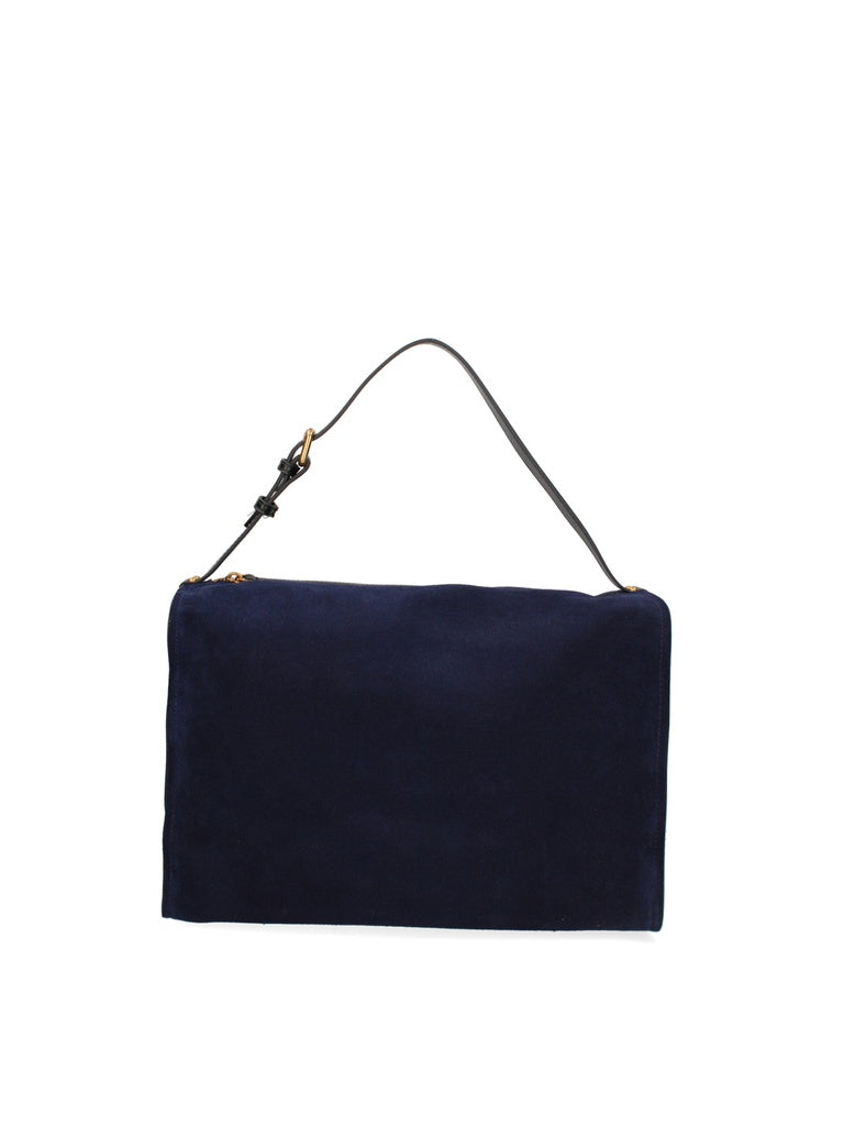 Women's Shoulder Bag - Made in Italy - Cielia Pro Model - Suede Leather