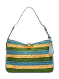 Women's Shoulder Bag - Calypso Model - Canvas & Leather
