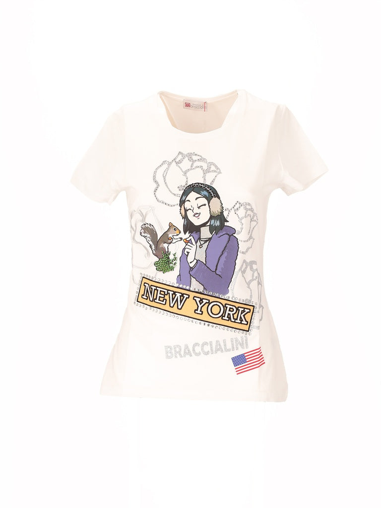 Women's Savannah T-Shirt - Cotton + Spandex Blend - Washable - Casual
