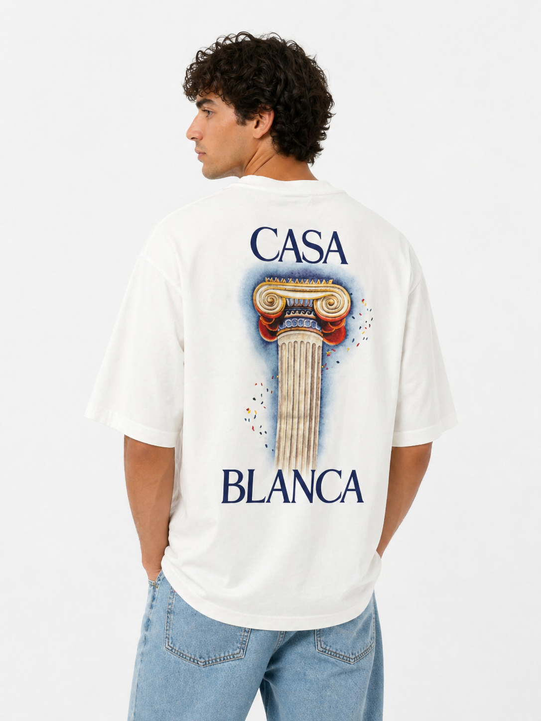 T-Shirt Casa Blanca Uomo Bianco