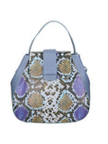 Women's Handmade Italian Leather Handbag - Varenna Model - Wrinkled Leather