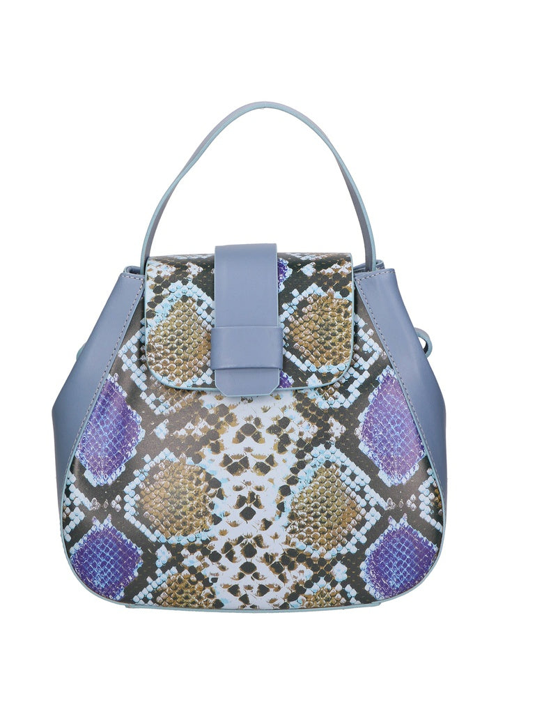 Women's Handmade Italian Leather Handbag - Varenna Model - Wrinkled Leather