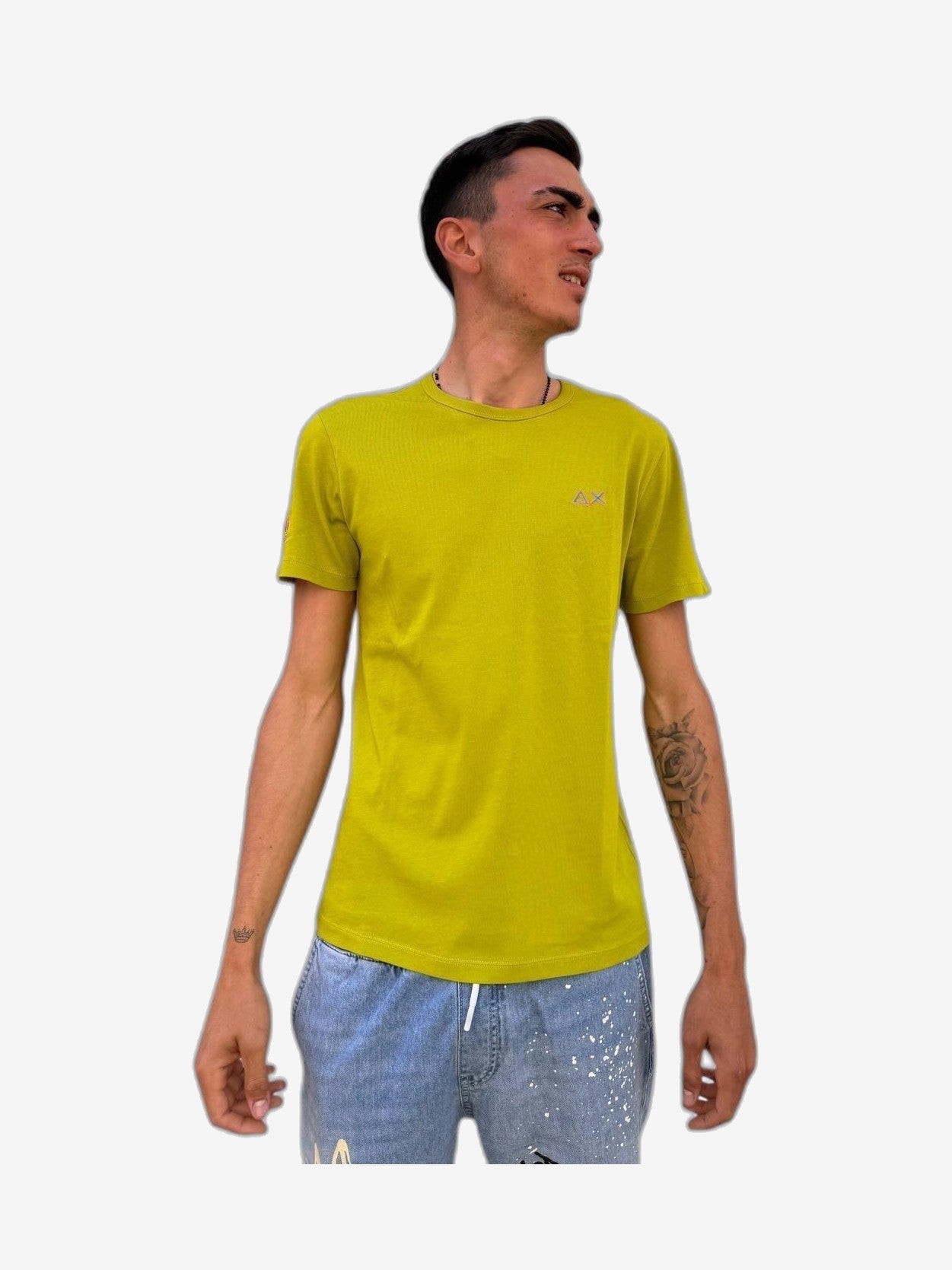 SUN68 Beach Uomo Bianco Cotone