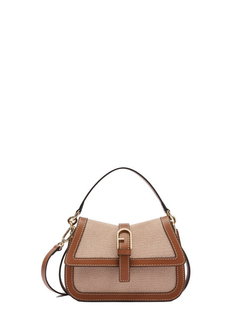 Women's Handbag - Valora Nova Model - Canvas & Leather