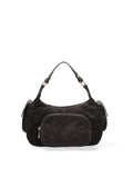 Women's Shoulder Bag - Made in Italy - Ardena Style - Suede Leather