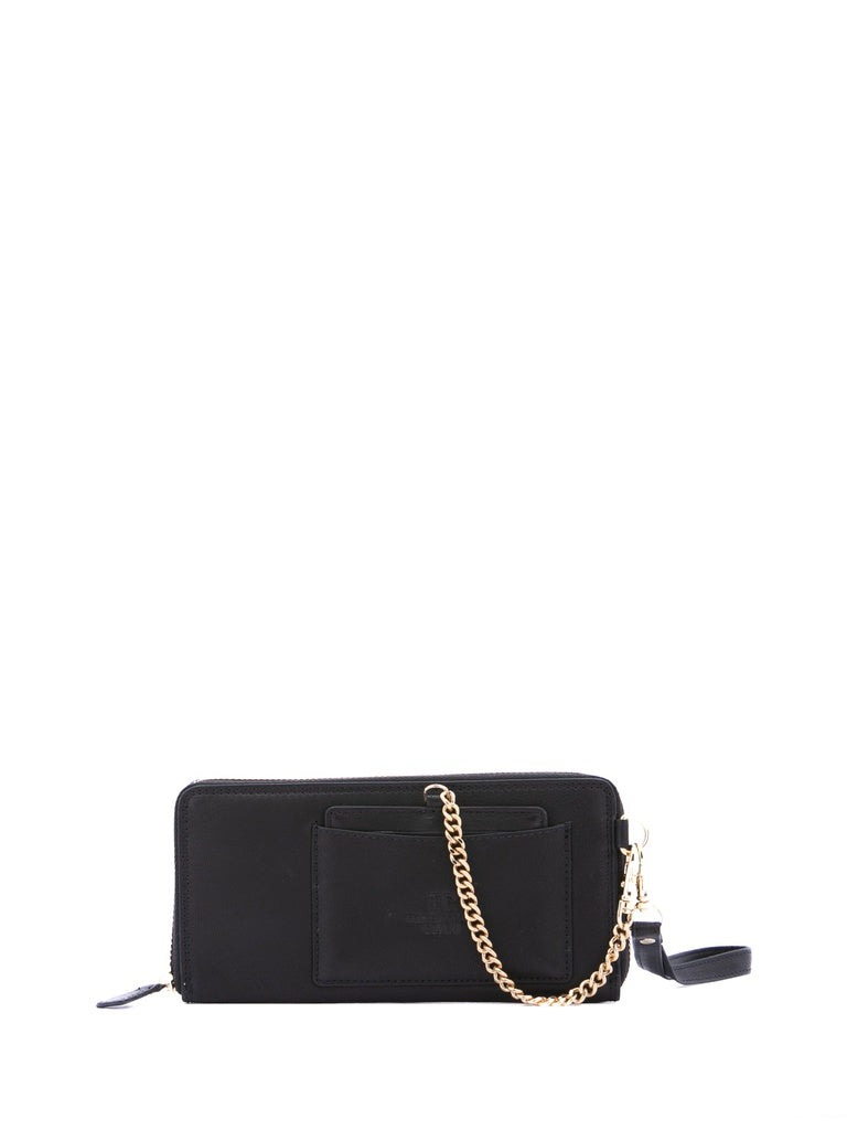 Women's Zip Wallet - False Design - Faux Leather