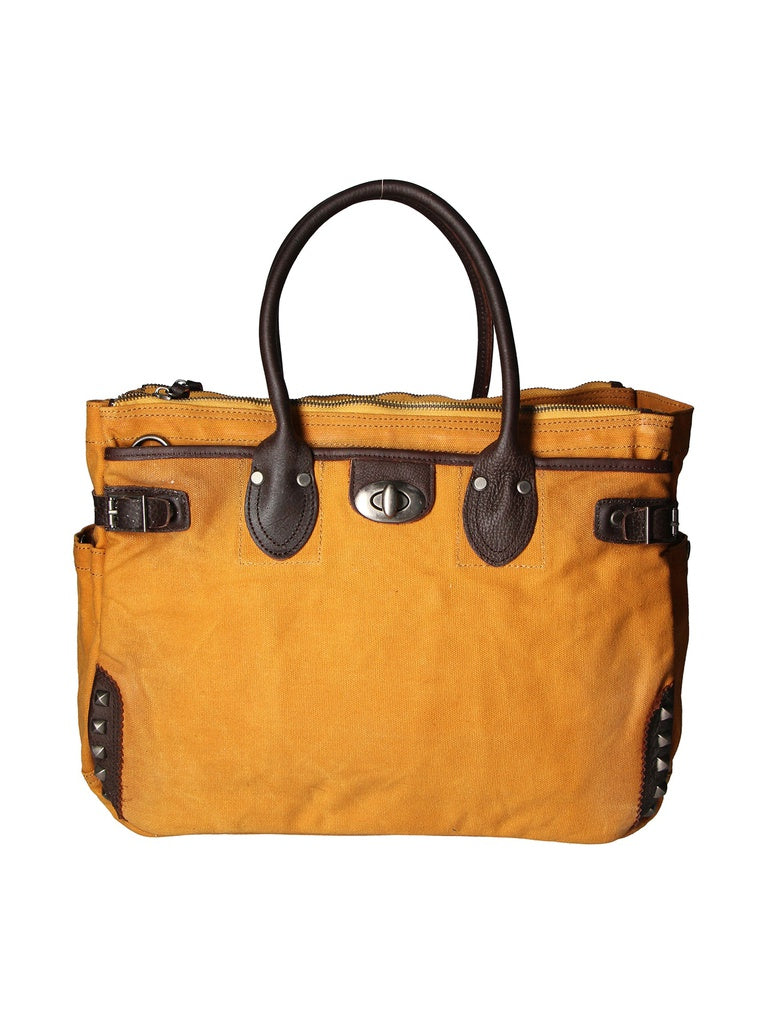 Unisex Shoulder Bag - Melissa Model - Canvas & Leather