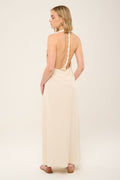 Women's Eolienne Dress - Made in Italy - Viscose & Linen - Size 38