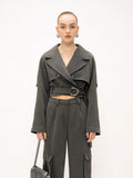 Women's Jacket Made in Italy - Erevan Lux Model - Polyester/Viscose