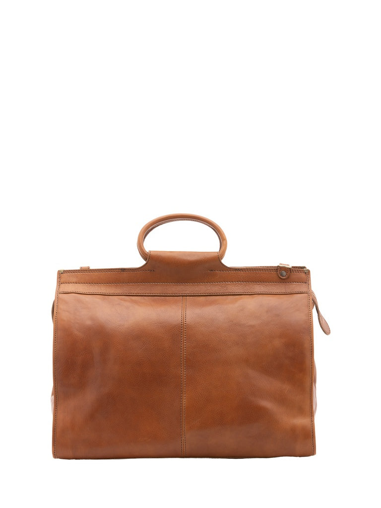 Genuine Leather Unisex Travel Bag - False Model - 100% Cotton