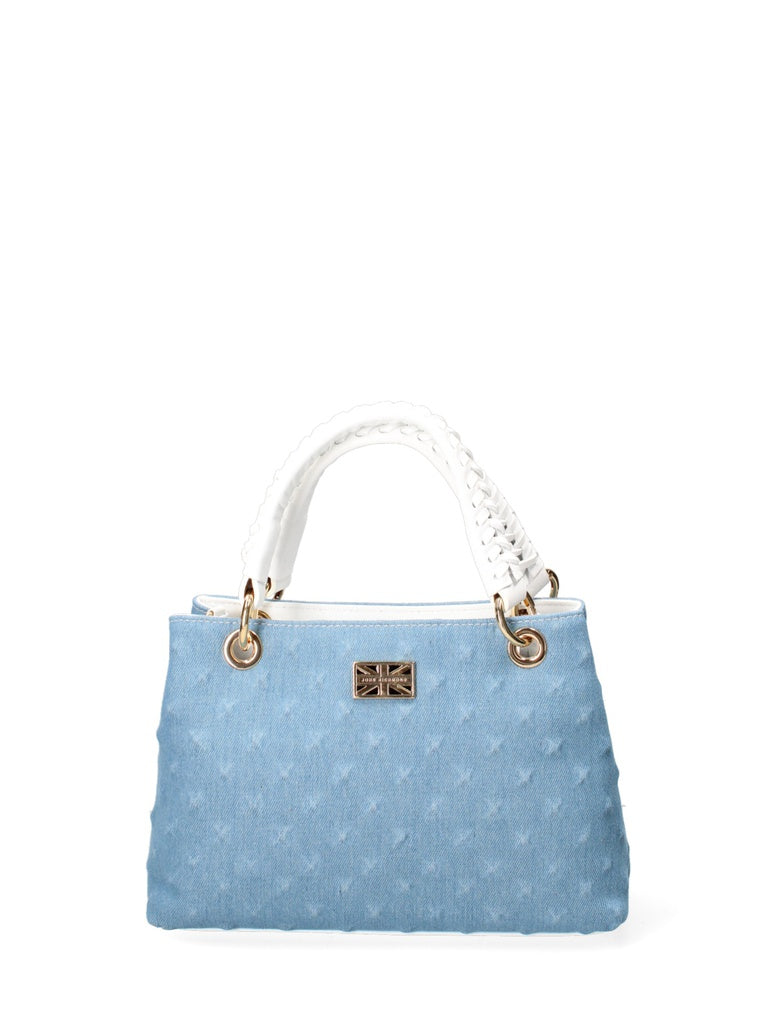 Women's Handbag Made in Italy - Valoria Chic - Leather & Cotton