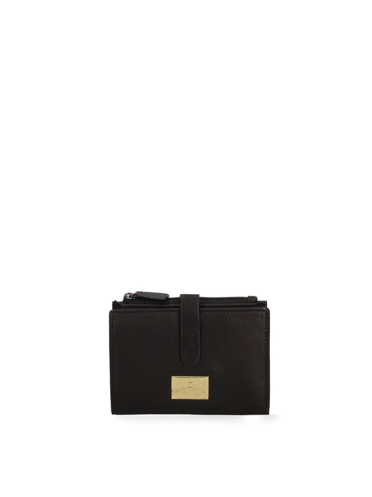 Women's Genuine Leather Wallet - False Design - Casual