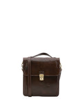 Men's Genuine Leather Shoulder Bag - False Model - Made in Italy