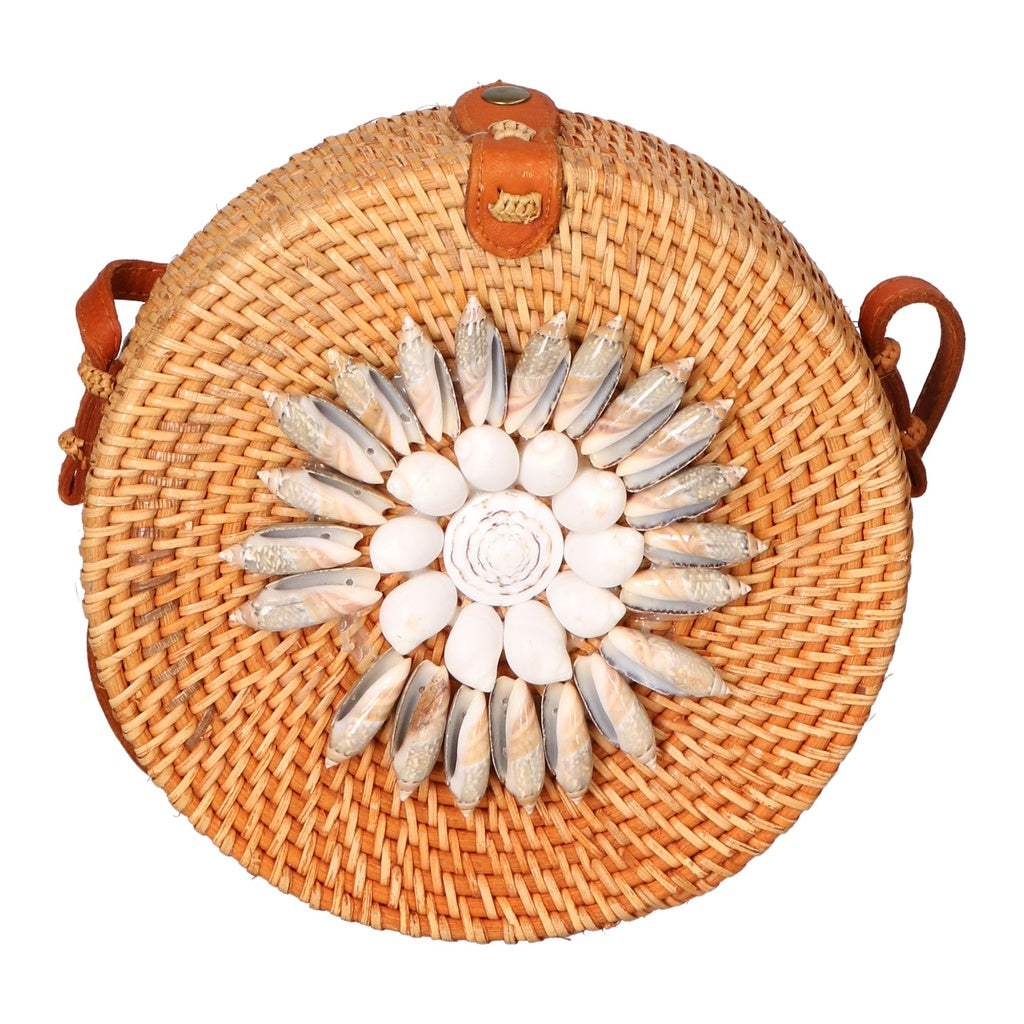 Women's Shoulder Bag - Model Five - Woven Straw