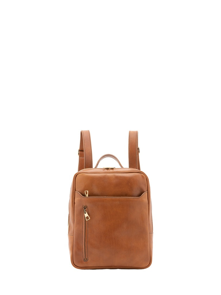 Unisex Genuine Leather Backpack - Made in Italy - False Model - 100% Cotton