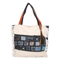 Women's Shoulder Bag - Janet Model - Cotton & Denim
