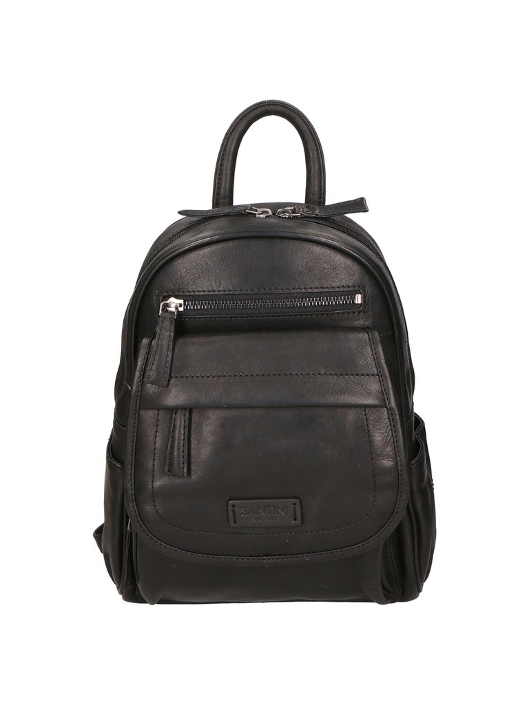 Women's Genuine Leather Backpack - Shadow Prime Model - Casual