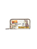 Women's Zip Wallet - Zanzibar Style - Polyester/Polyurethane Blend