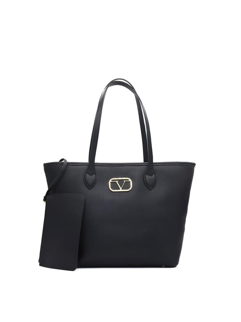 Women's Shopper Bag - Santorini Style - Faux Leather