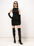 Women's Dress Made in Italy Oriana Plus - Polyester/Viscose