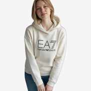 EA7 Felpa Donna Bianco Cotone