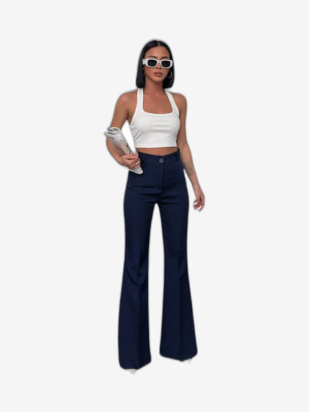 LONCA Pantaloni Donna Blu