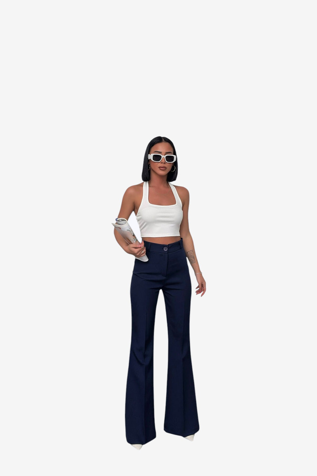 LONCA Pantaloni Donna Blu