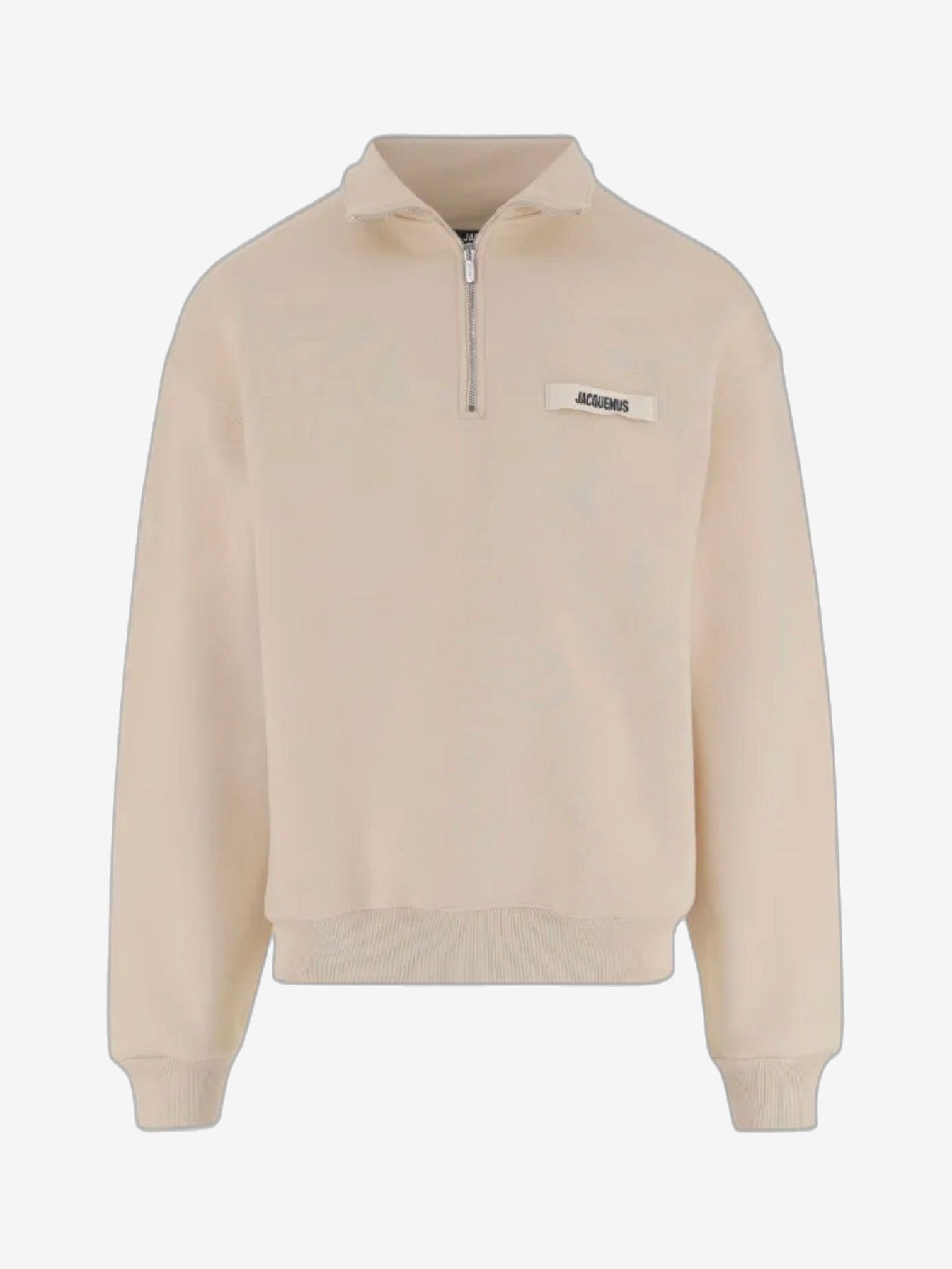 JACQUEMUS Felpa Uomo Avorio Cotone