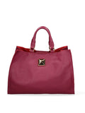 Women's Handmade Italian Leather Handbag - Carmine Plus Model - 100% Leather