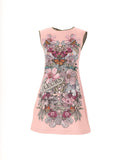 Women's Neoprene Dress - Iridia Model - Washable - Casual