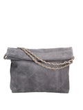 Women's Shoulder Bag - Made in Italy - Celeste Elite Model - Suede Leather